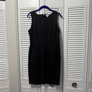 J. Crew Black Sheath Mini Dress Sleeveless